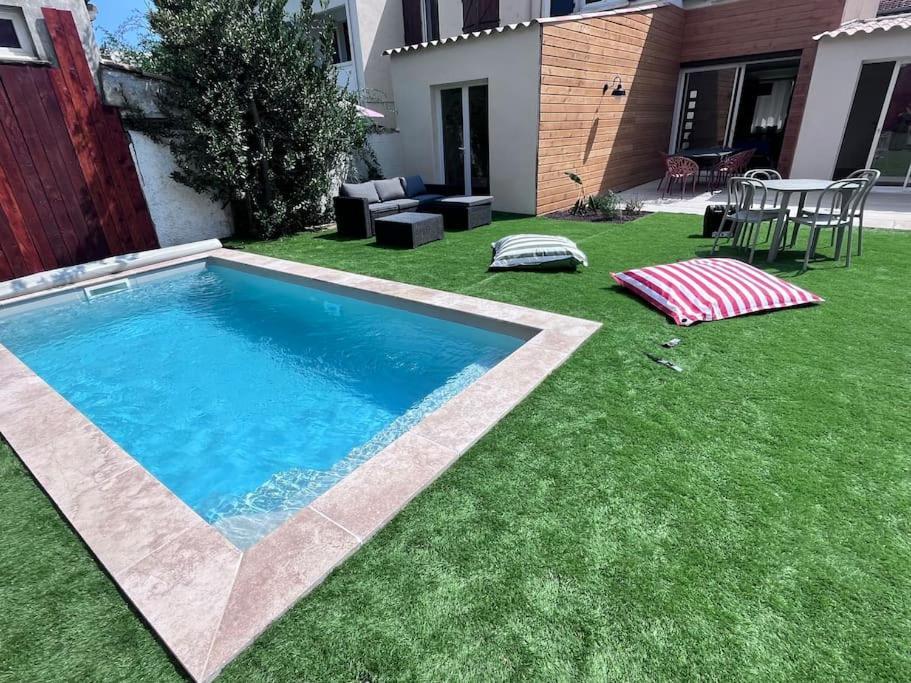 Maison Climatisee, Piscine, A 5 Minutes Des Grands Buffets Narbonne Eksteriør billede